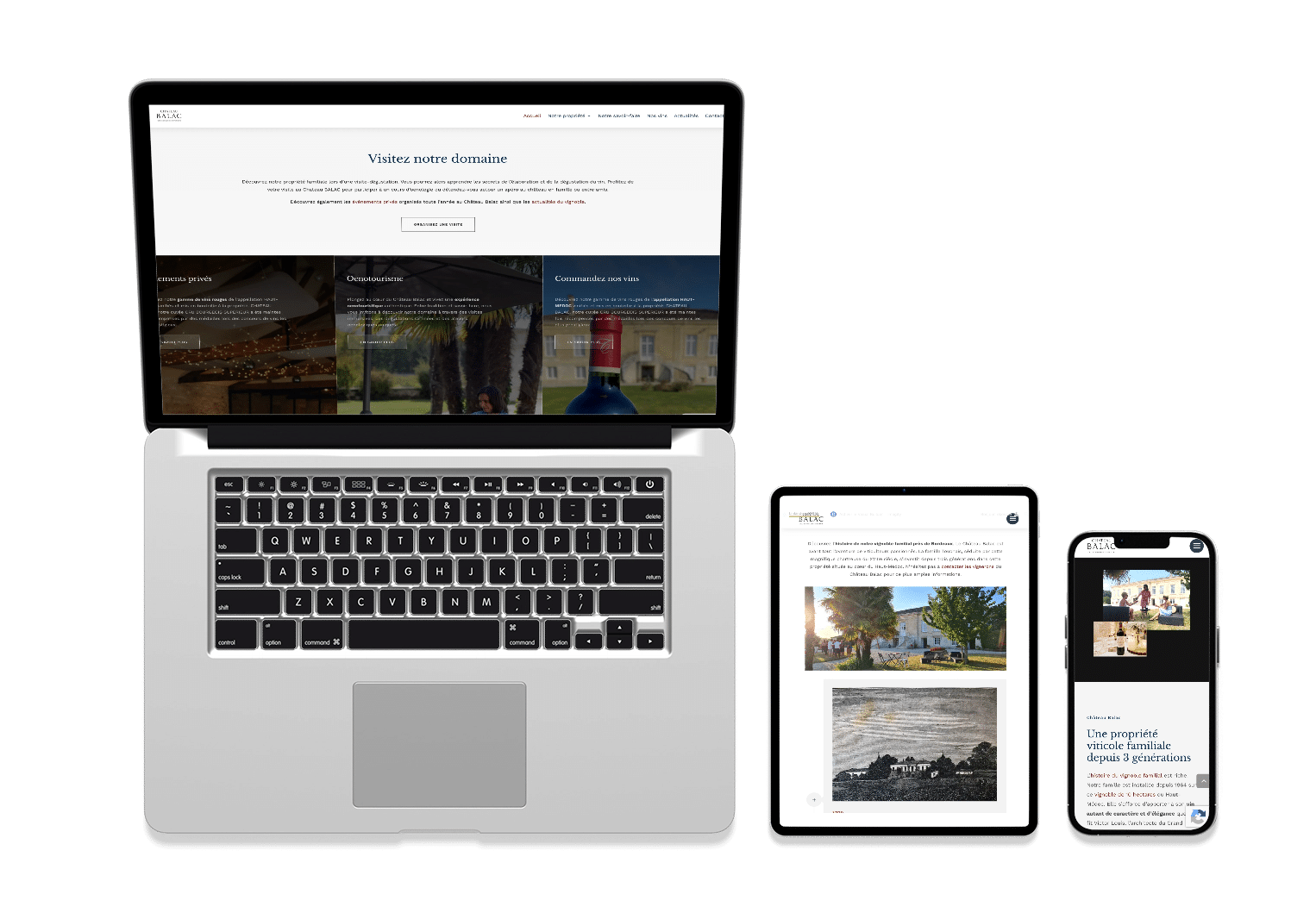 site vignoble