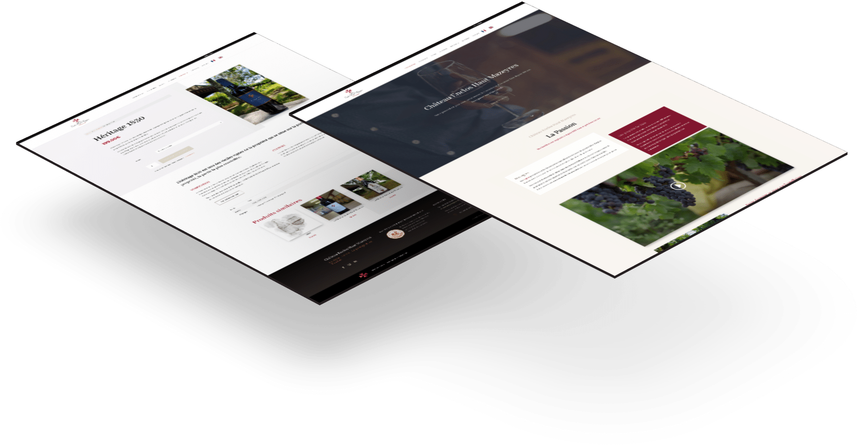 site internet vignoble